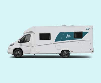 le 75Q de Joa Camp, un camping-car avec lit central de 7.5 mètres de long