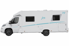 vue de côté camping car joa camp